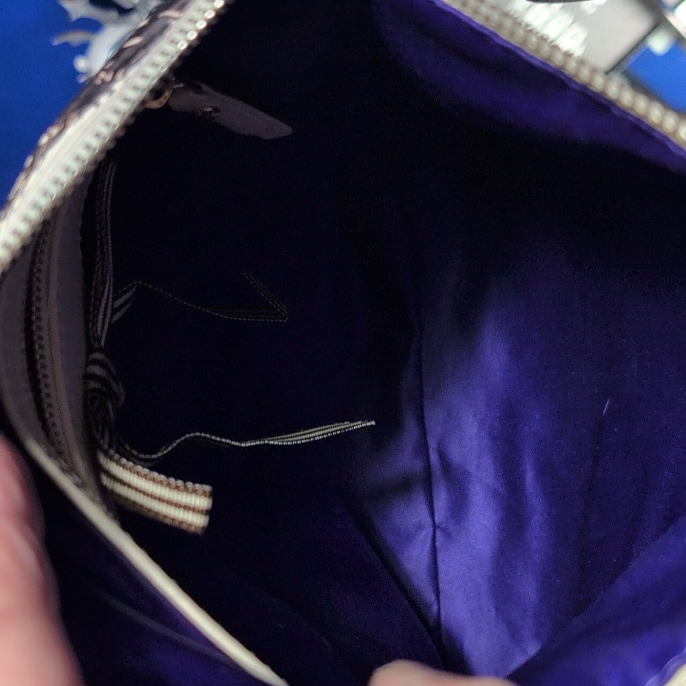 Henri Bendel Python Print Nylon, Satin, Leather C… - image 15